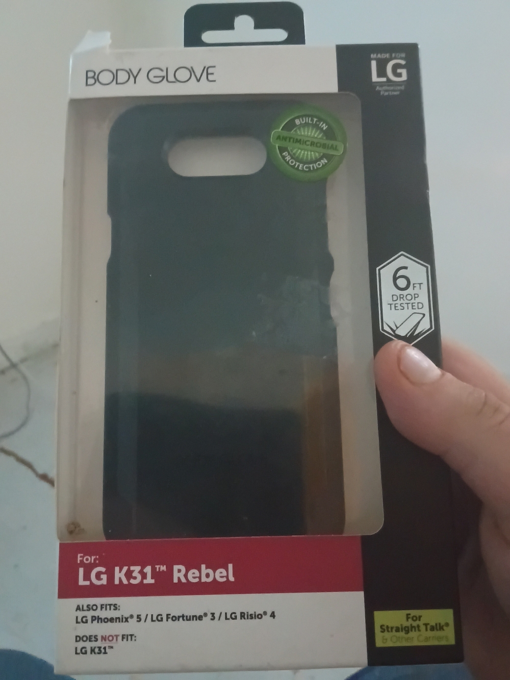 Body Glove Black Protective Case for LG K31 Rebel